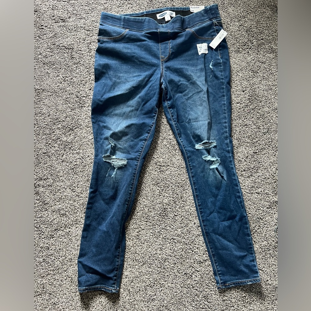Old navy skinny stretch Rockstar size 16 NWT